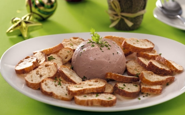Paté de hígado con romero